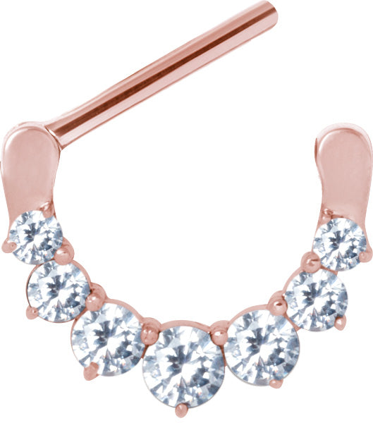 RG 316 JEWELLED NIPPLE CLICKER WH