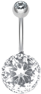 SS 316 BANANA SET W. PREMIUM CRYSTALS 1,6x10mm CR