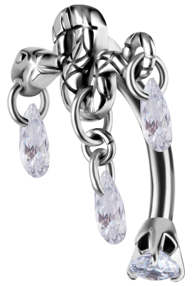 SS 316 UPPER BELLY BANANA SET 1,6x10mm mod. 09 - WH