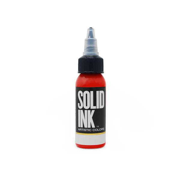Solid Ink Künstlerfarbe - Super Red (30 ml) - NICHT FÜR MENSCHLICHE HAUT
