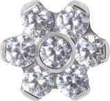 TT int JEWELLED FLOWER DISC