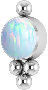TT int CLUSTER HEAD W/OPAL 1,2mm WH 3mm
