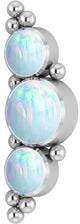 TT int CLUSTER HEAD W/OPAL 1,2mm WH 4+2x3mm
