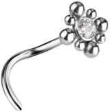 TT PREMIUM JEWEL NOSE STUDS, 0,8mm mod. 09 -WH