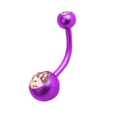 TT-PU DOUBLE JEWEL NAVEL BANANABELL 5&8mm