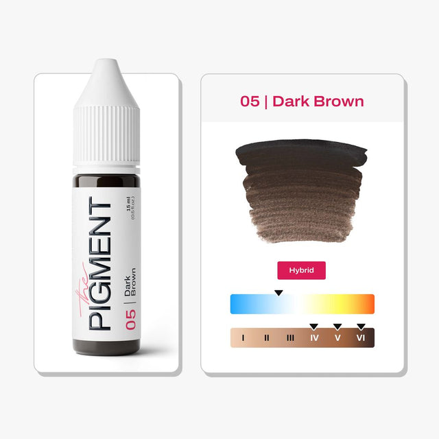The Pigment Augenbrauen PMU - 05 Dark Brown (15 ml)