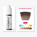 The Pigment Augenbrauen PMU - 06 Medium Brown (15 ml)