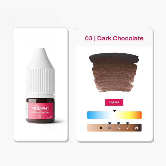 Eyebrows PMU Pigment - 03 Dark Chocolate - 5ml