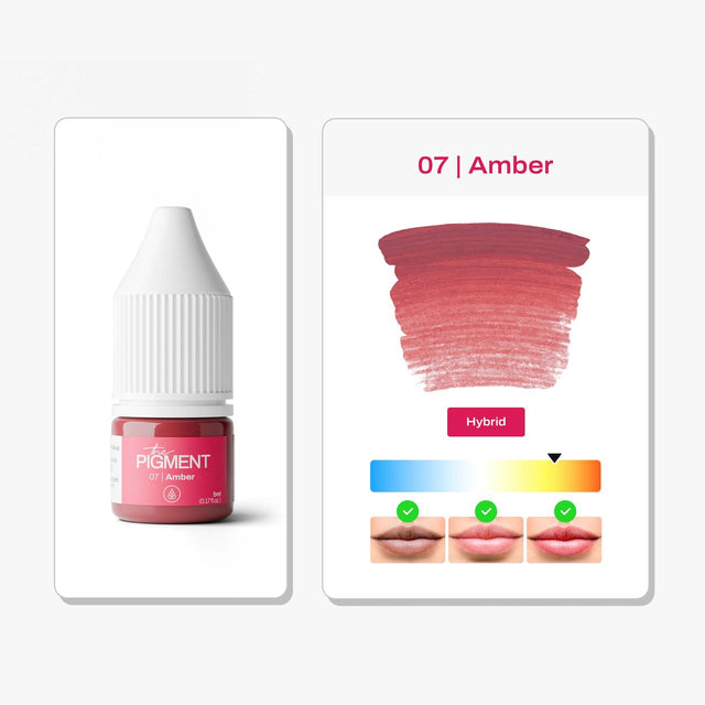 Lips PMU Pigment - 07 Amber - 5ml