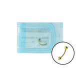GD TT STERILE CURVED EYEBROW BARBELLS
