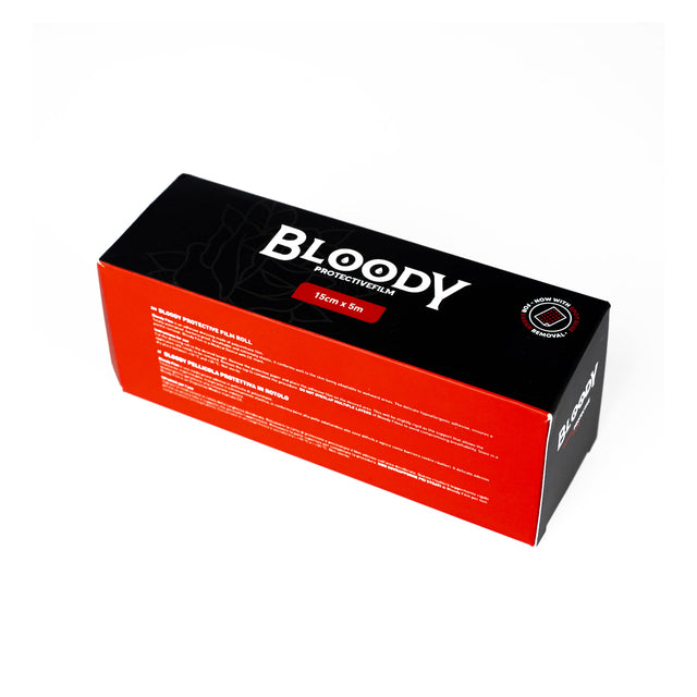 Bloody Protective Film - Tattoo Schutzfolie - Rolle, punktuell haftend (15 cm x 5 m)