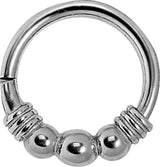 SS 316 HINGED CLICKER (3 BALLS)