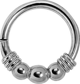SS 316 HINGED CLICKER (3 BALLS)