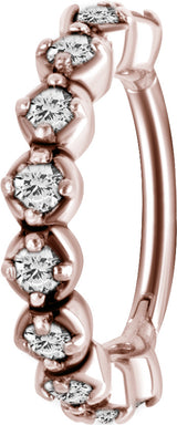 RG 316 HINGED RING W/ZIRCONIA mod.10