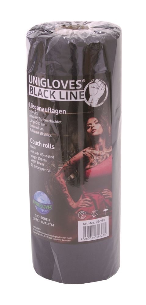 Unigloves Black Line Couch Roll Liegenauflagen 20 St.