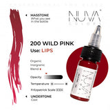 Nuva Colors PMU Pigment - 200 Wild Pink (15 ml)