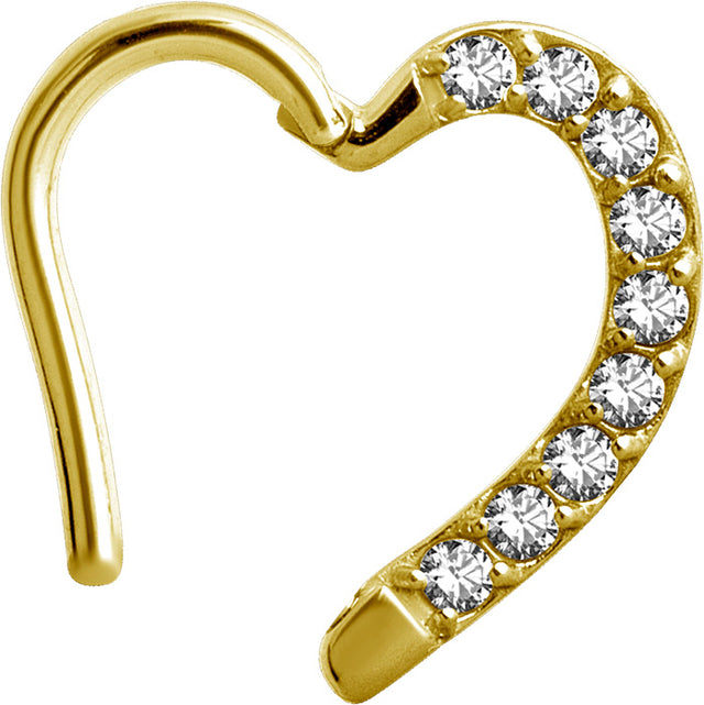 GD 316 JEWELLED HINGED HEART RING RIGHT