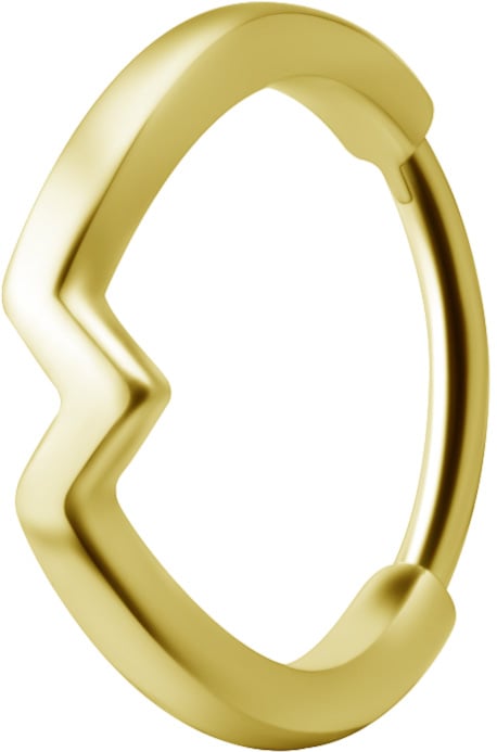 GD 316 HINGED RING (V SHAPE) 1,2x12mm