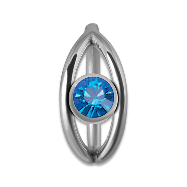 SS 316 JEWELLED HINGED RING ball 4mm