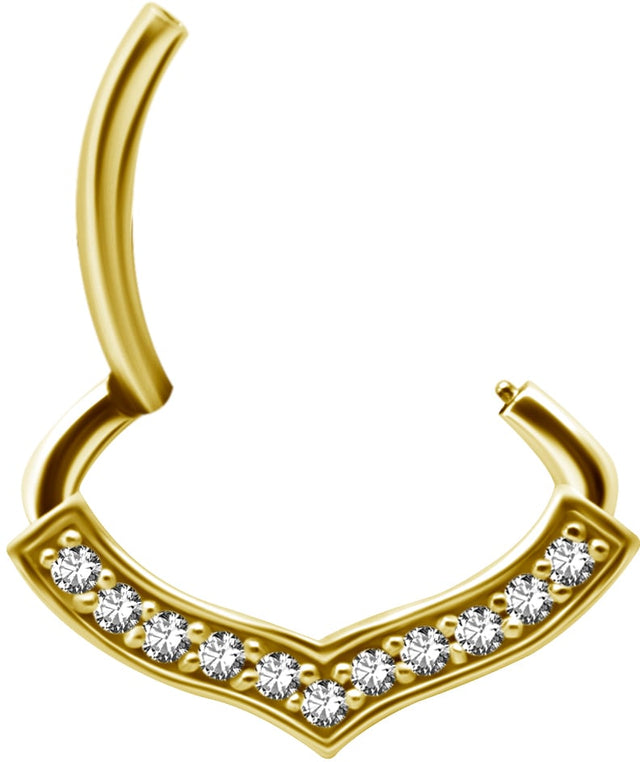 GD 316 HINGED SEPTUM/DAITH CLICKER 1,2x6mm WH mod. 07