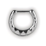 SS 316 SEPTUM CLICKERS AFRICAN PATTERN MODELLO 1