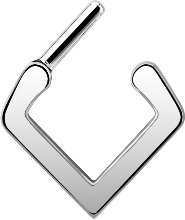 SS 316 PLAIN V SHAPED SEPTUM CLICKER