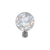 TT int EXPORY COVERED CRYSTAL BALLS