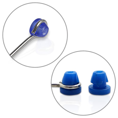 Crystal Clicks Grommets - Gummistoßdämpfer 140 St. - Mit Spender