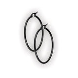 BK 316 ROUND HOOP EARRINGS (PAIR)