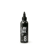 I AM INK Tattoofarbe - Second Generation - 8 Midnight Black