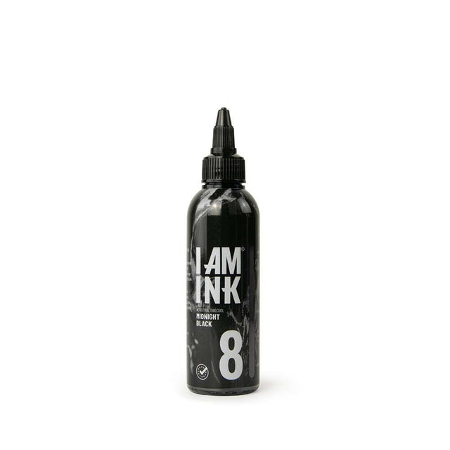 I AM INK Tattoofarbe - Second Generation - 8 Midnight Black