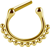 GD 316 SEPTUM CLICKERS SIDE BALL CHAIN 1,2x8mm