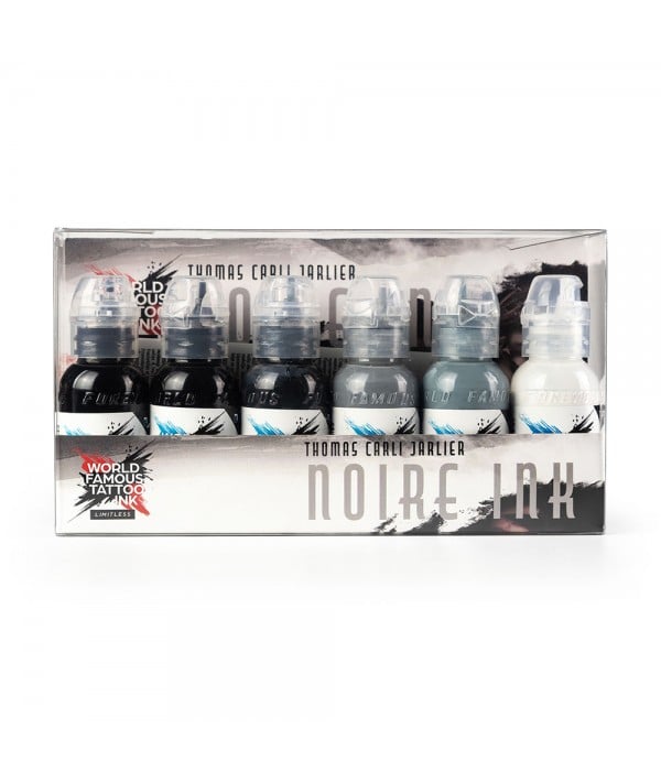 World Famous Limitless Tattoofarbe - Noire Ink Set (6 x 30ml)