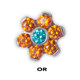 TT int JEWELLED FLOWER DISC