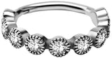SS 316 HINGED CLICKER 1,2x12mm PREMIUM ZIRCONIA - WH - mod.45