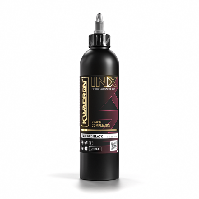 Kwadron INX Tattoofarbe REACH - Enriched Black