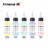 XTreme Ink Tattoofarbe - Pastel Set (5 x 30 ml)