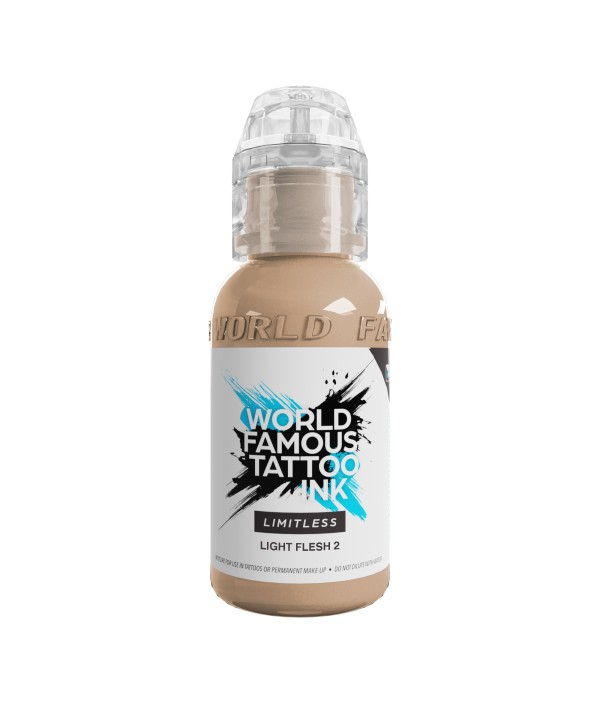 World Famous Limitless Tattoofarbe - Light Flesh 2 (30ml)