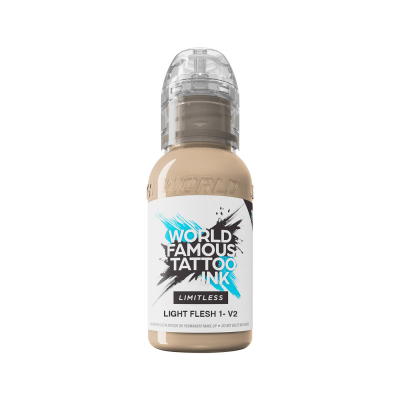 World Famous Limitless Tattoofarbe - Light Flesh 1 V2 (30 ml)