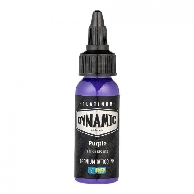 Dynamic Platinum Tattoo Ink - Purple (30 ml) - Reach-konform