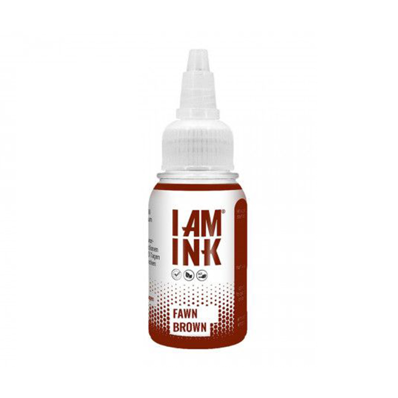 I AM INK Tattoofarbe - Fawn Brown (30 ml)