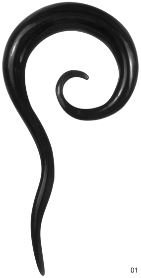 ORGANIC HORN SPIRAL FISH HOOK