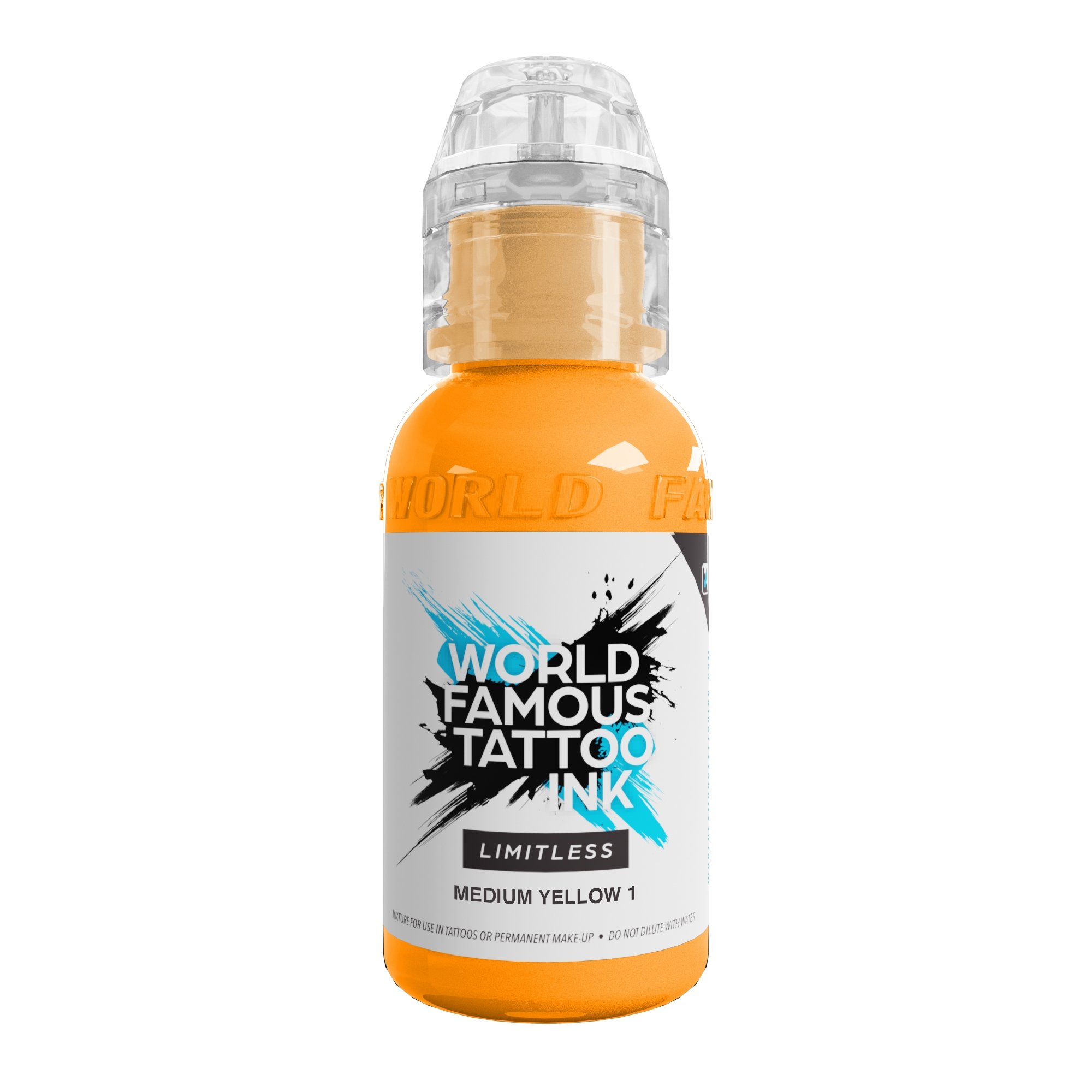 World Famous Limitless Tattoofarbe - Medium Yellow 1 (30ml)