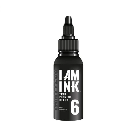 I AM INK Tattoofarbe - First Generation - 6 True Pigment Black