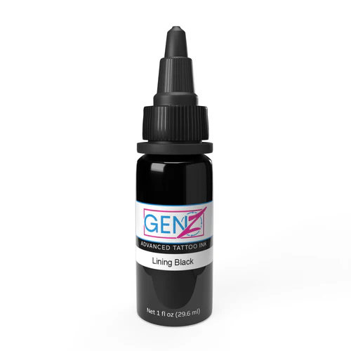 Intenze Ink Tattoofarbe REACH - Lining Black (30 ml)