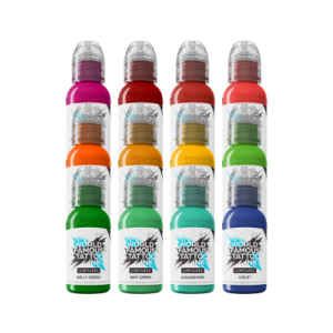 World Famous Limitless Tattoofarbe - Dragon Set (12 x 30 ml)