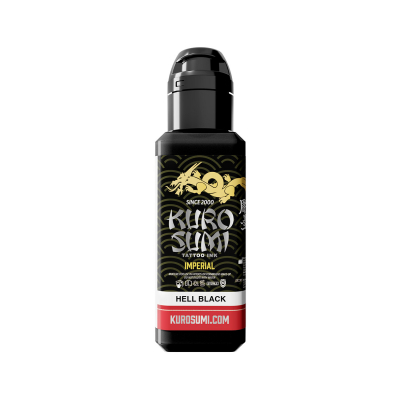 Kuro Sumi Imperial Tattoofarbe - Zhang Po Hell Black (44 ml)