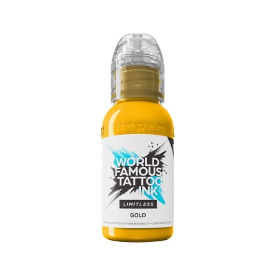 World Famous Limitless Tattoofarbe - Gold (30 ml)