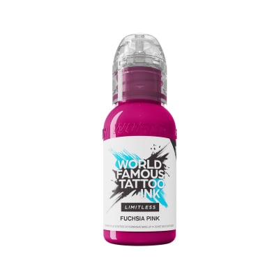 World Famous Limitless Tattoofarbe - Fuchsia Pink (30 ml)