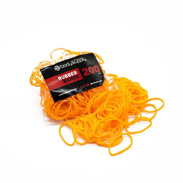 BodySupply Gummibänder 200 St. - Orange